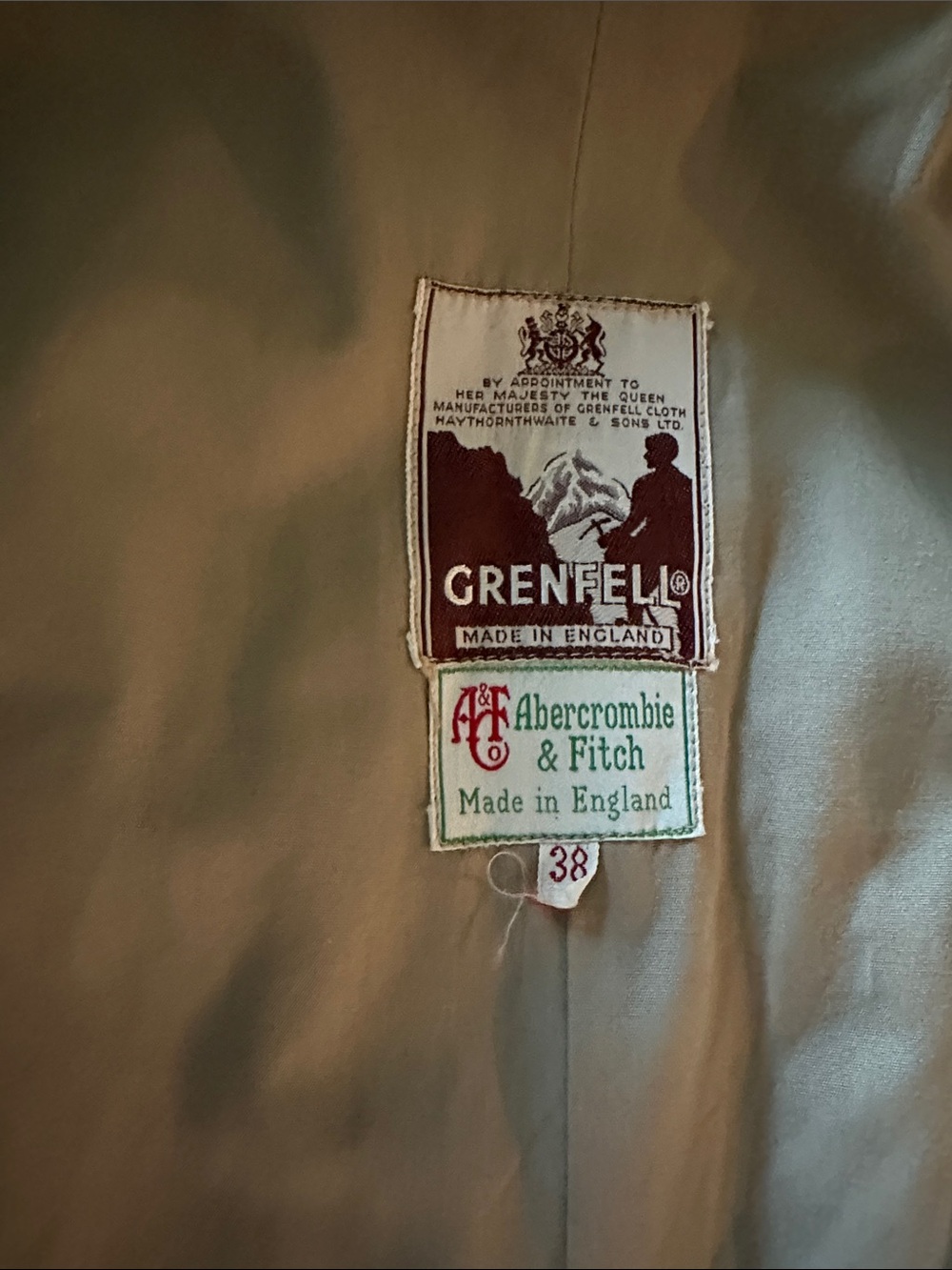 Vintage 1950s 1960s Grenfell Abercrombie & Fitch Men’s Shooting Jacket size 38/M